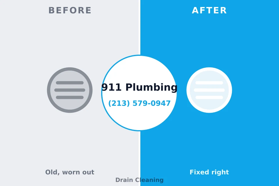 Before and after: plumbing company Edmonton, KY